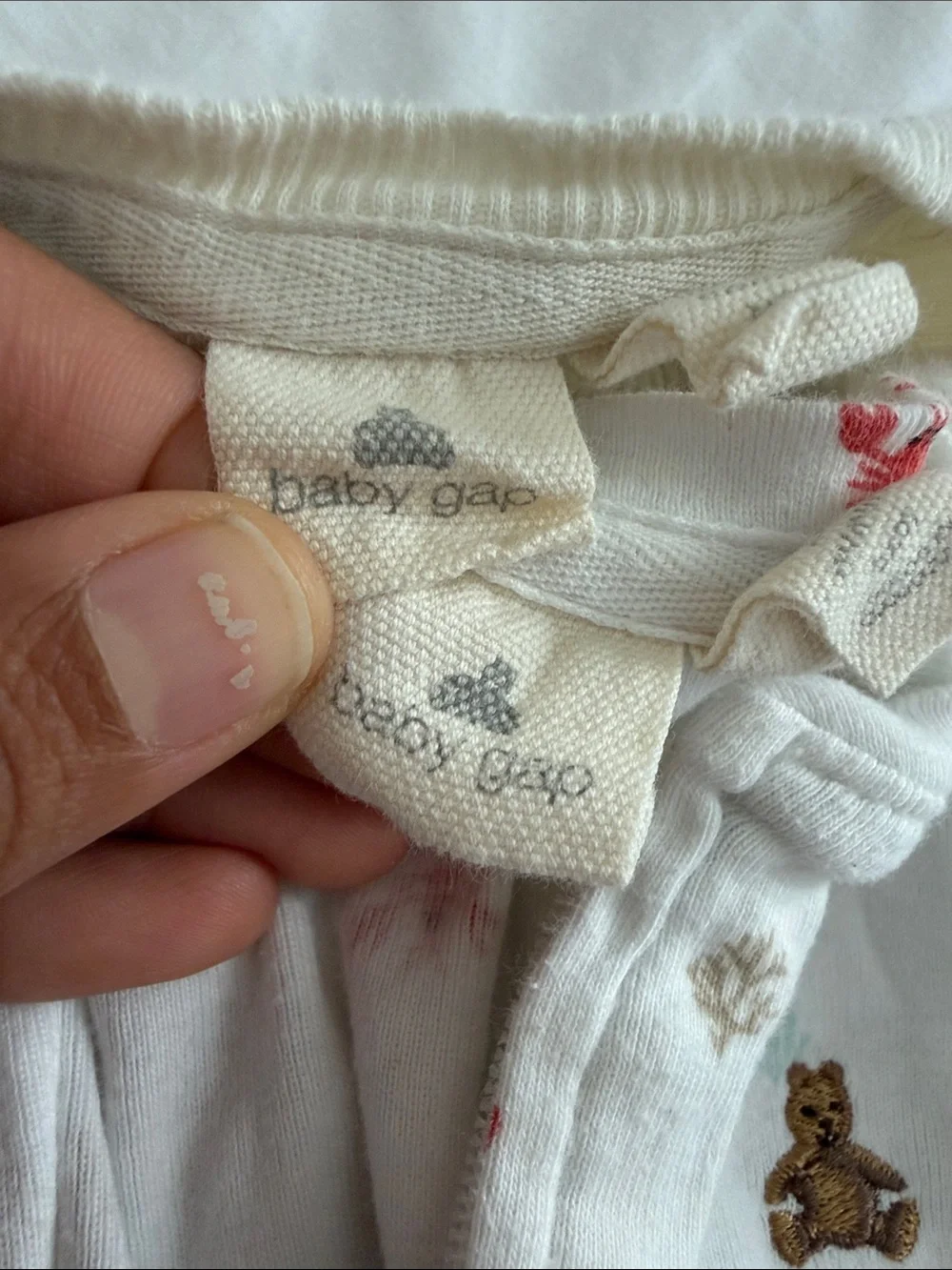 GAP cream, ocean theme Baby Footed One-Piece Sleepers - 2 Pack 3-6 months